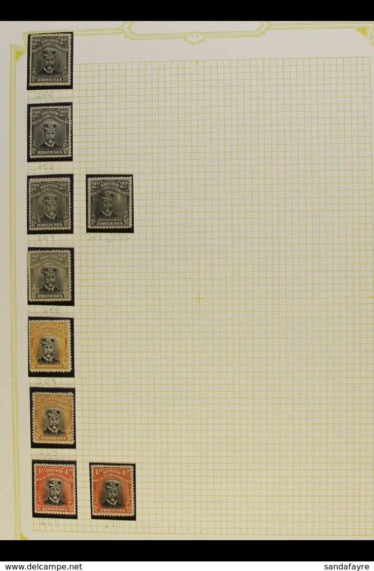 1919 HEAD DIE III ADMIRALS Lovely Mint Collection On Pages, Identified By SG Numbers And With Some Light Duplication For - Other & Unclassified
