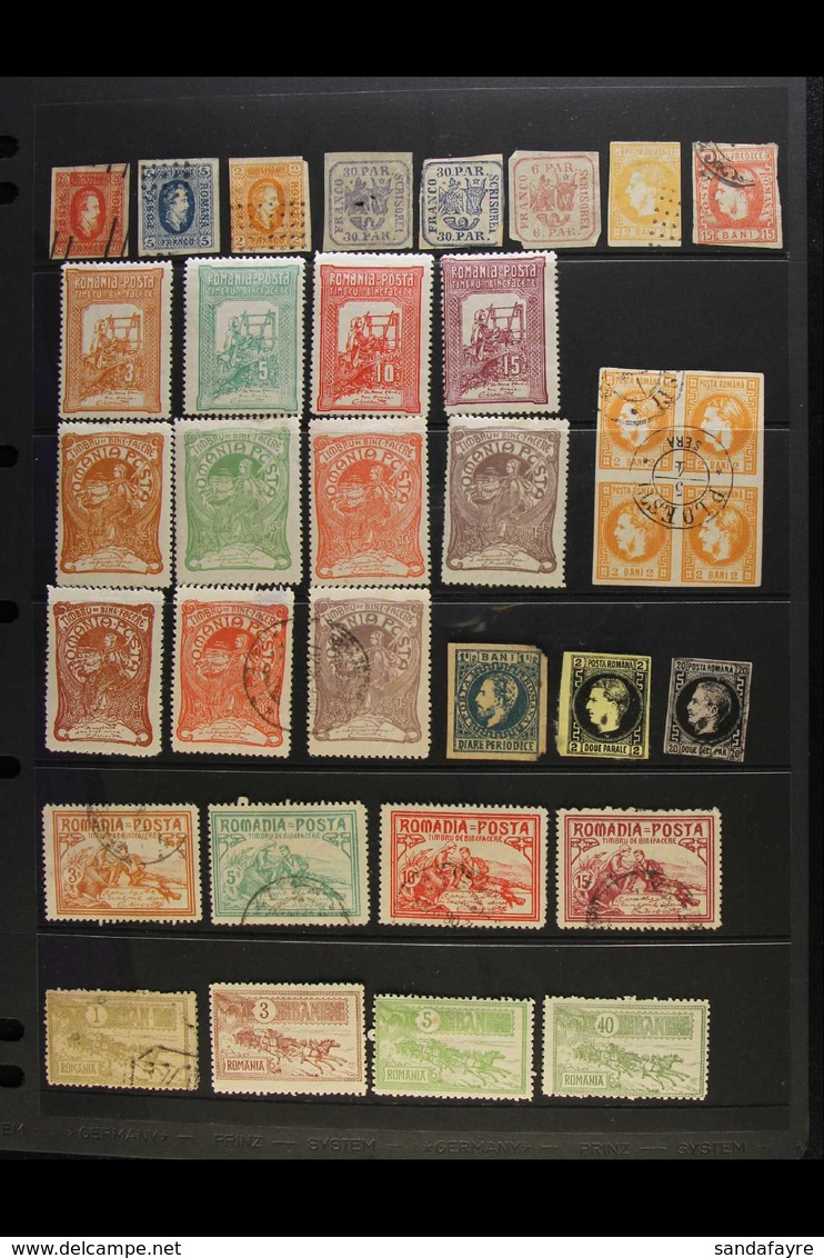 FORGERIES Collection Including Range Of Earlier Types, 1868-70 Genuine Block Of Four With Forged Cancels, 1906 Charity S - Autres & Non Classés