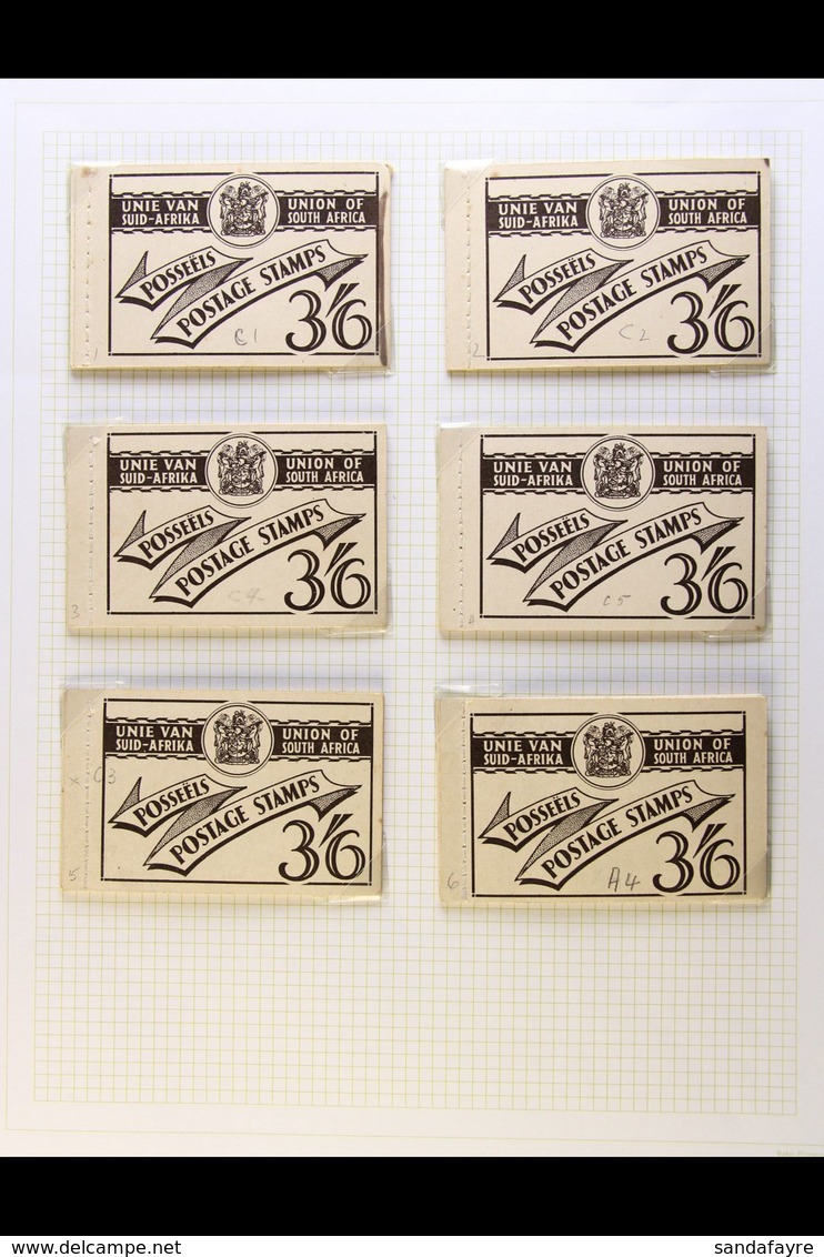 1951 BOOKLETS 3s6d Complete Booklet (SG SB19) - A Collection Of 28 Booklets, Containing Different Panes From The Lay-out - Unclassified