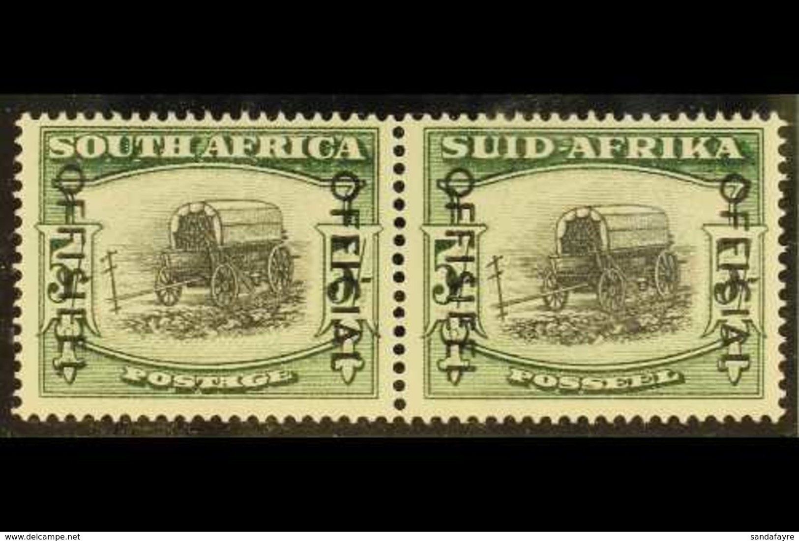 OFFICIAL 1950-4 5s Black & Deep Yellow-green, Overprint On SG 122a, SG O50a, Never Hinged Mint. For More Images, Please  - Ohne Zuordnung