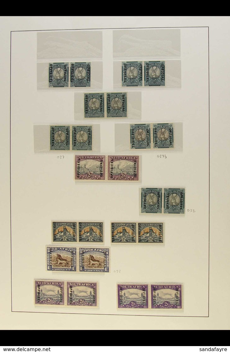 OFFICIALS 1937-49 NEVER HINGED MINT Incl. 1941 2d Ovpts Upwards, (SG O30) 1937-44 ½d Blue-green Shades (SG O31a), ½d Wit - Non Classés