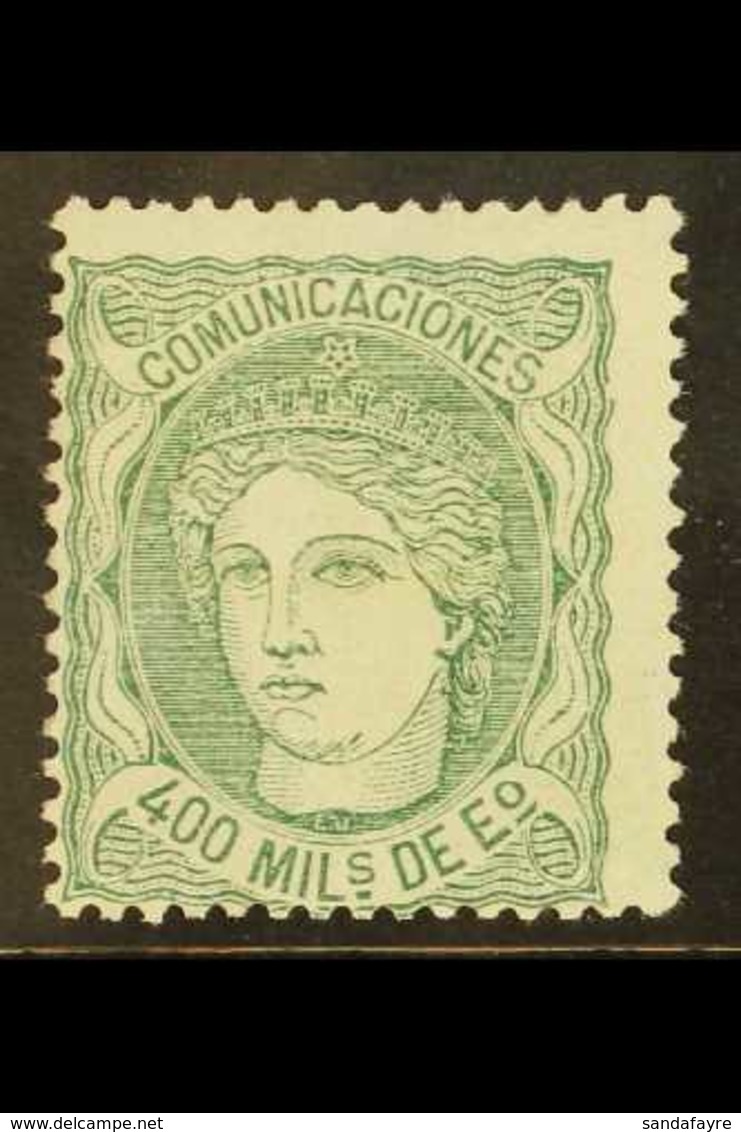 1870 400m Pale Green, SG 180, Mi 104, Fine Mint For More Images, Please Visit Http://www.sandafayre.com/itemdetails.aspx - Altri & Non Classificati