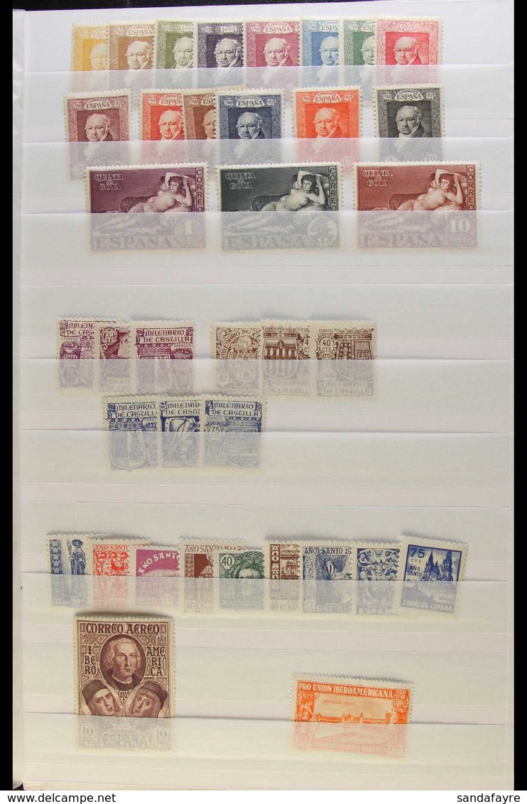 1916-44 FINE MINT COLLECTION An All Different Assembly Which Includes 1916 Both Official Sets, 1930 Goya Both Postage An - Other & Unclassified