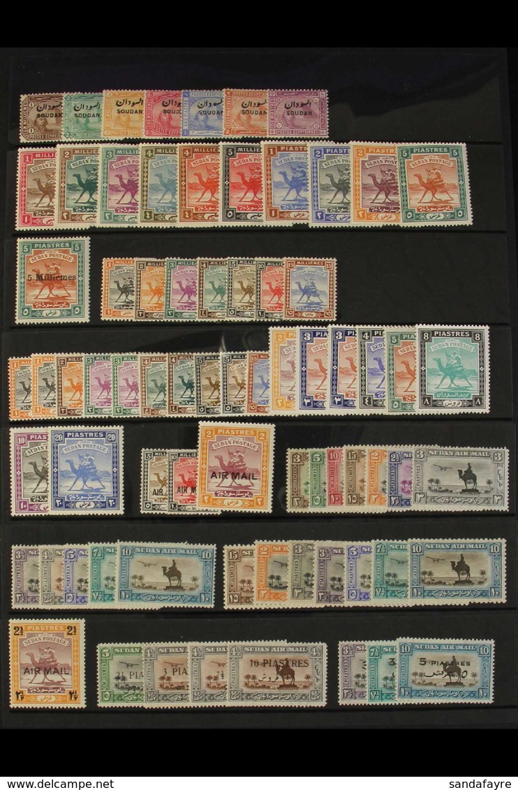 1897-1951 FINE MINT COLLECTION Incl. 1897 Overprints To 2p And 10p, 1902-21 Set To 5p, 1921-23 Set, 1927-41 To 2p With P - Sudan (...-1951)