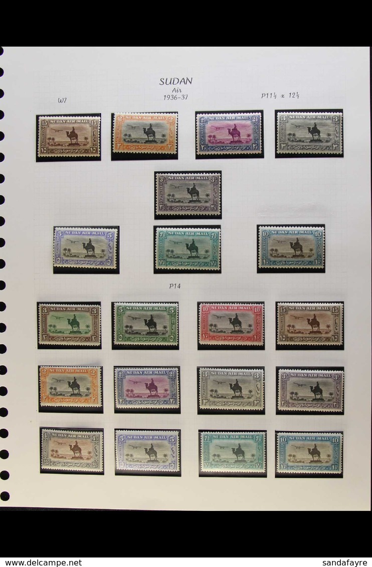 1931-51 KGVI FINE MINT COLLECTION Includes 1931-7 Airmail Set In Both Perfs, 1938 Airmail Surcharges Set, 1948 Arab Post - Soudan (...-1951)