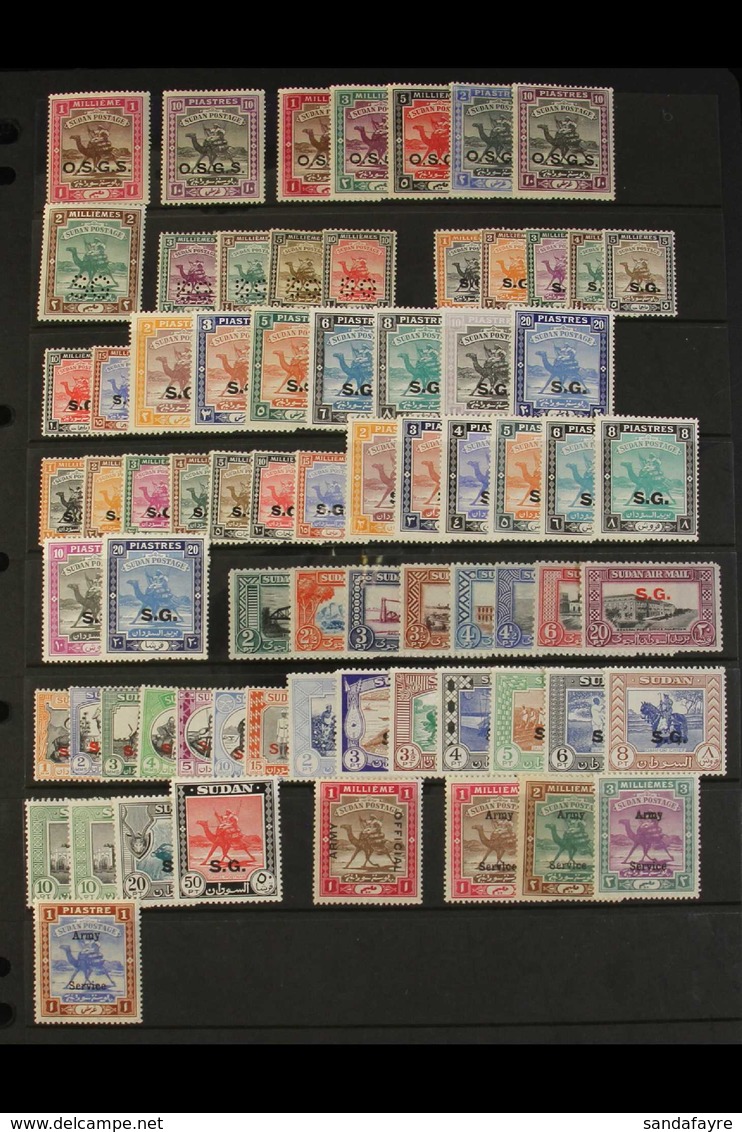 OFFICIAL STAMPS 1902-62 FINE MINT COLLECTION Incl. 1903-12 2p And Both 10p, 1922 Set, 1936-46 To 10p And 20p, 1948 Set T - Soudan (...-1951)