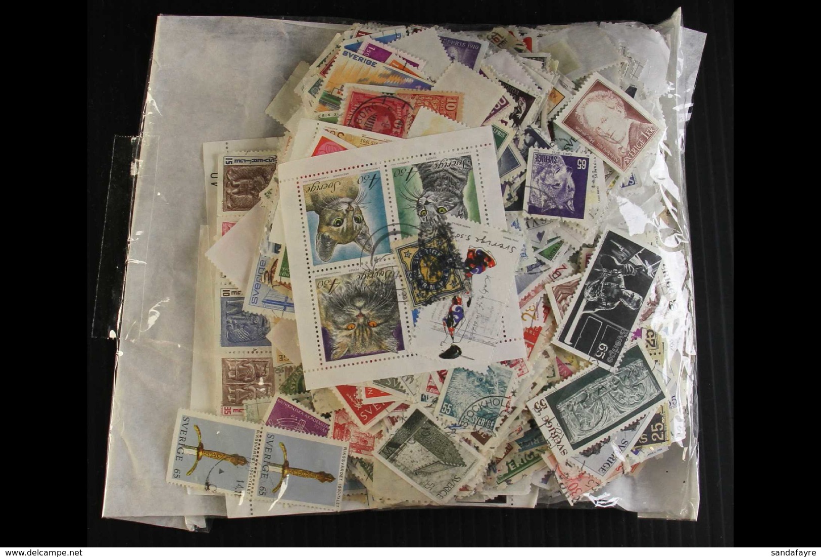1890s-1990s USED PACKET SORTER A Film Fronted Packet Containing An Unchecked Used Assortment With Definitives, Commemora - Sonstige & Ohne Zuordnung