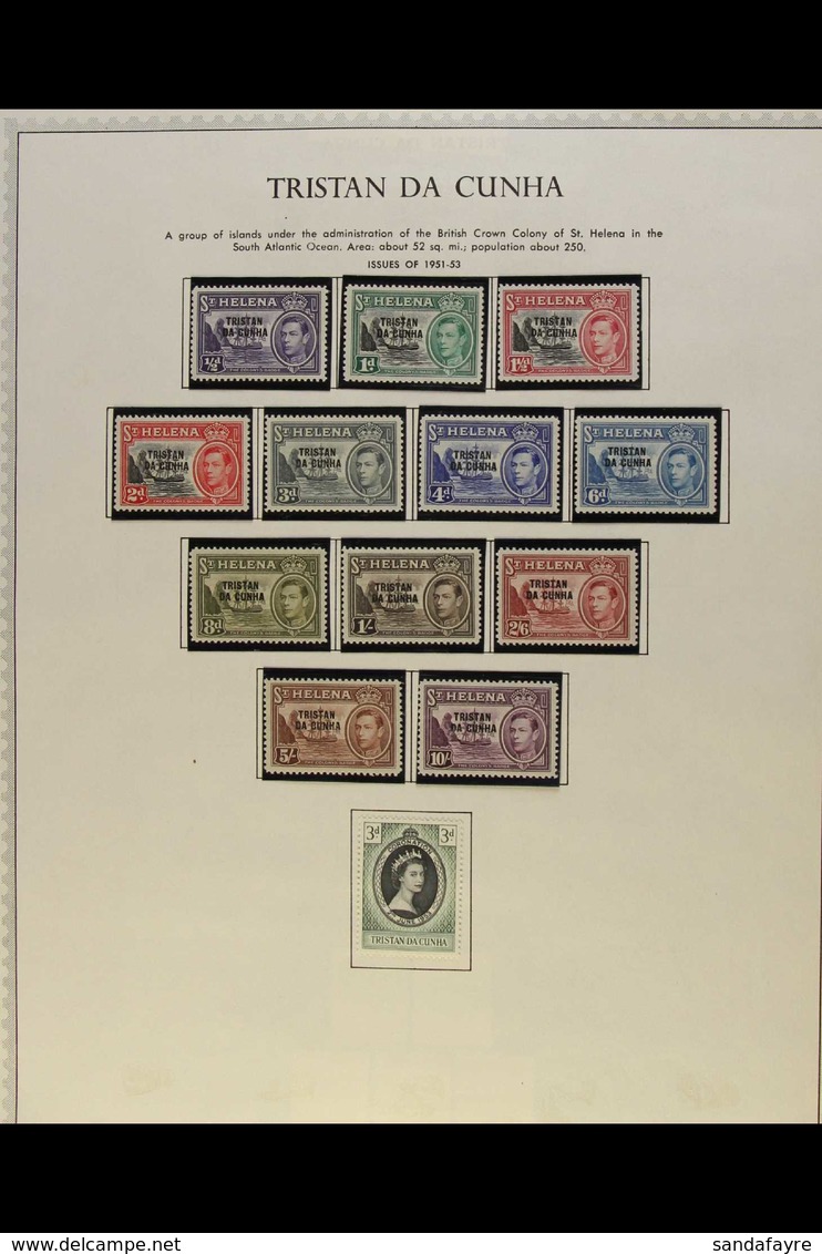 1952-1984 EXTENSIVE MINT / NHM COLLECTION Of Complete Sets Presented On Album Pages, Often Duplicated With A Fine Mint S - Tristan Da Cunha