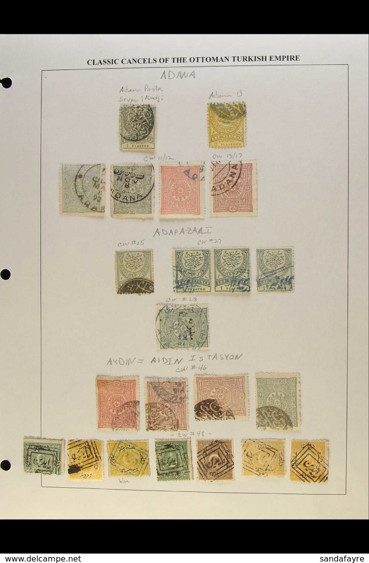 1860's-1900's IMPRESSIVE POSTMARKS COLLECTION. An Interesting Collection Of Fine Used Stamps Selected For Nice Classic C - Autres & Non Classés