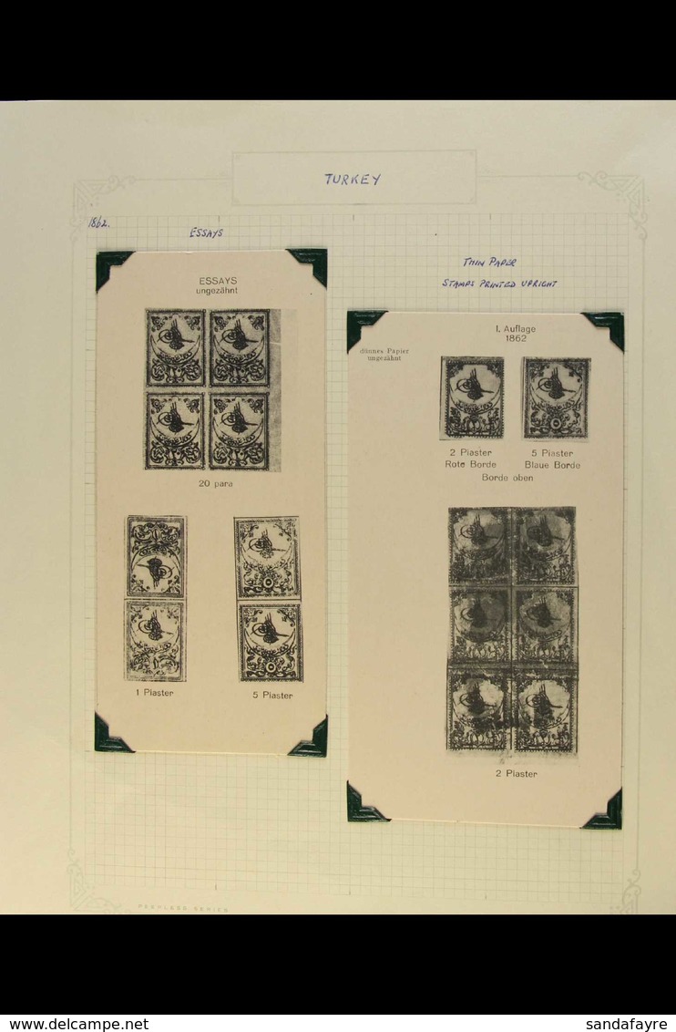 1862 - 1863 FIRST ISSUE COLLECTION Fine Mint And Used Collection With 1863 Thin Paper 20pa Black On Yellow Mint (7), Unu - Sonstige & Ohne Zuordnung