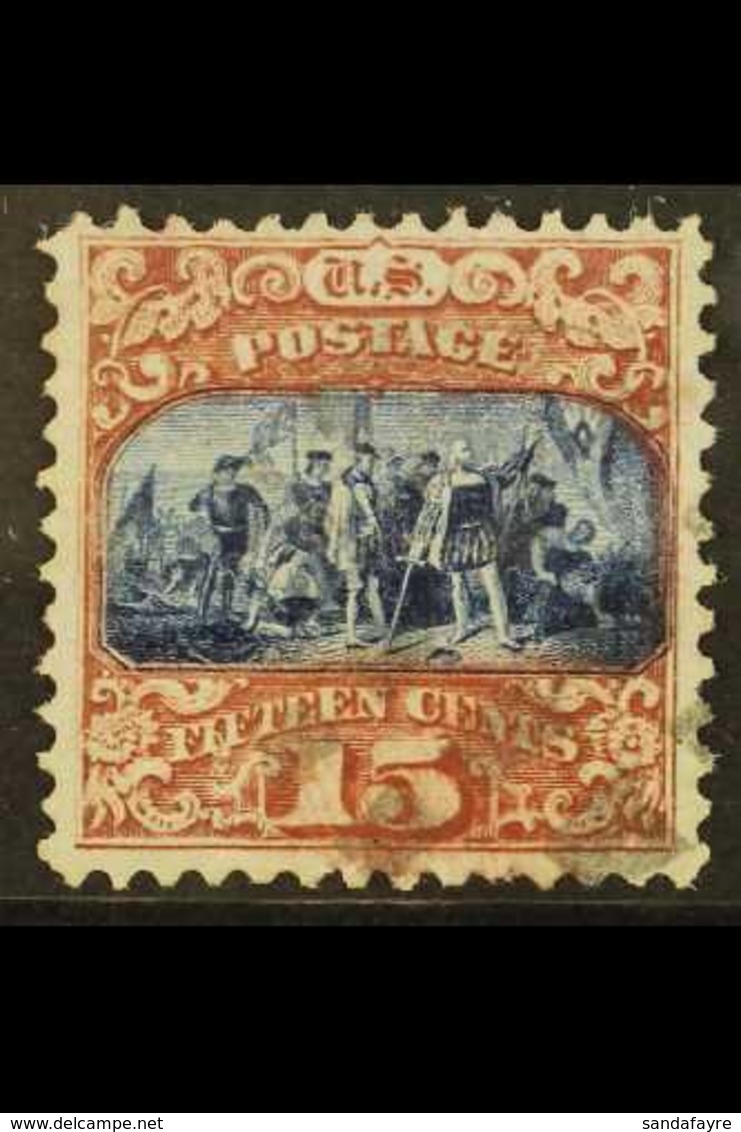 1869 15c Brown & Blue, Type II, Scott 119, SG 121, Very Fine Used, Good Centring. For More Images, Please Visit Http://w - Other & Unclassified