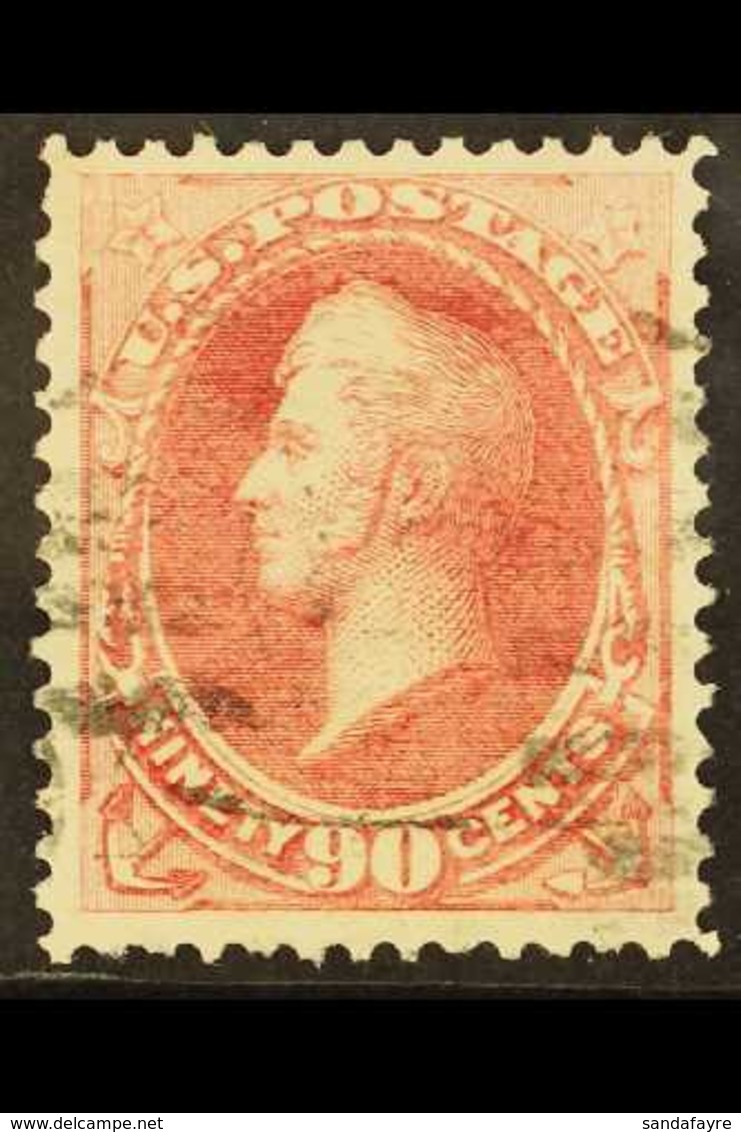 1873 90c Rose-carmine, Perry, Scott 166, SG 168, Very Fine Used With A Light Cancel. For More Images, Please Visit Http: - Autres & Non Classés