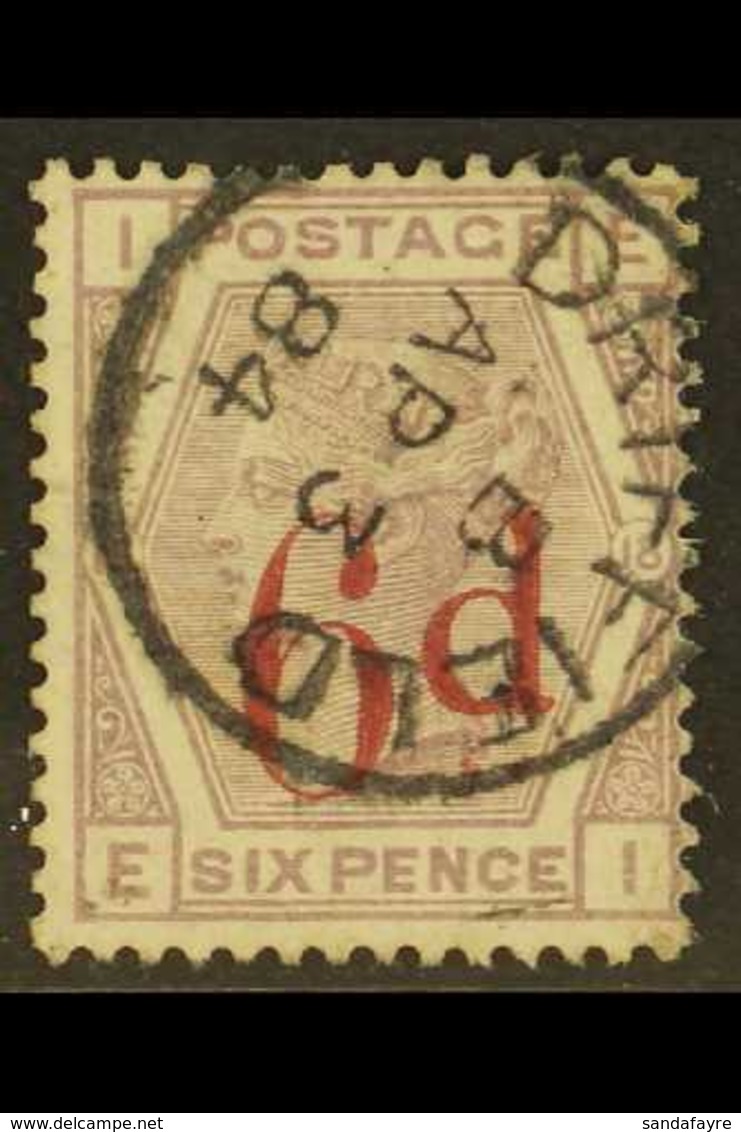1880-83 6d On 6d Lilac Plate 18, Wmk Crown, SG 162, Very Fine Used With 3rd April 1884 Drifield Cds Cancellation. For Mo - Autres & Non Classés