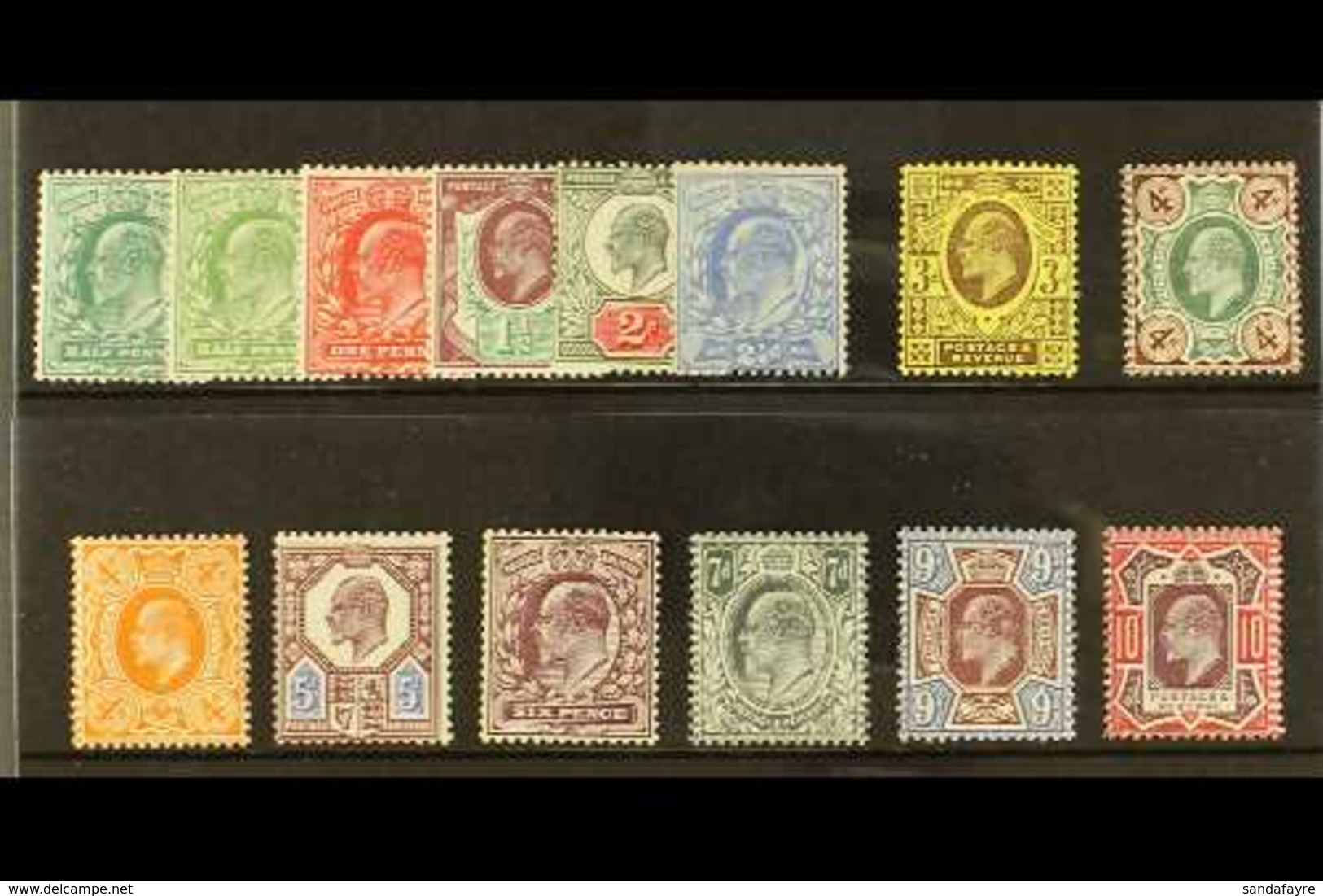 1902-13 Simplified Set Complete To 10d, SG 215-311, Never Hinged Mint (14 Stamps) For More Images, Please Visit Http://w - Ohne Zuordnung