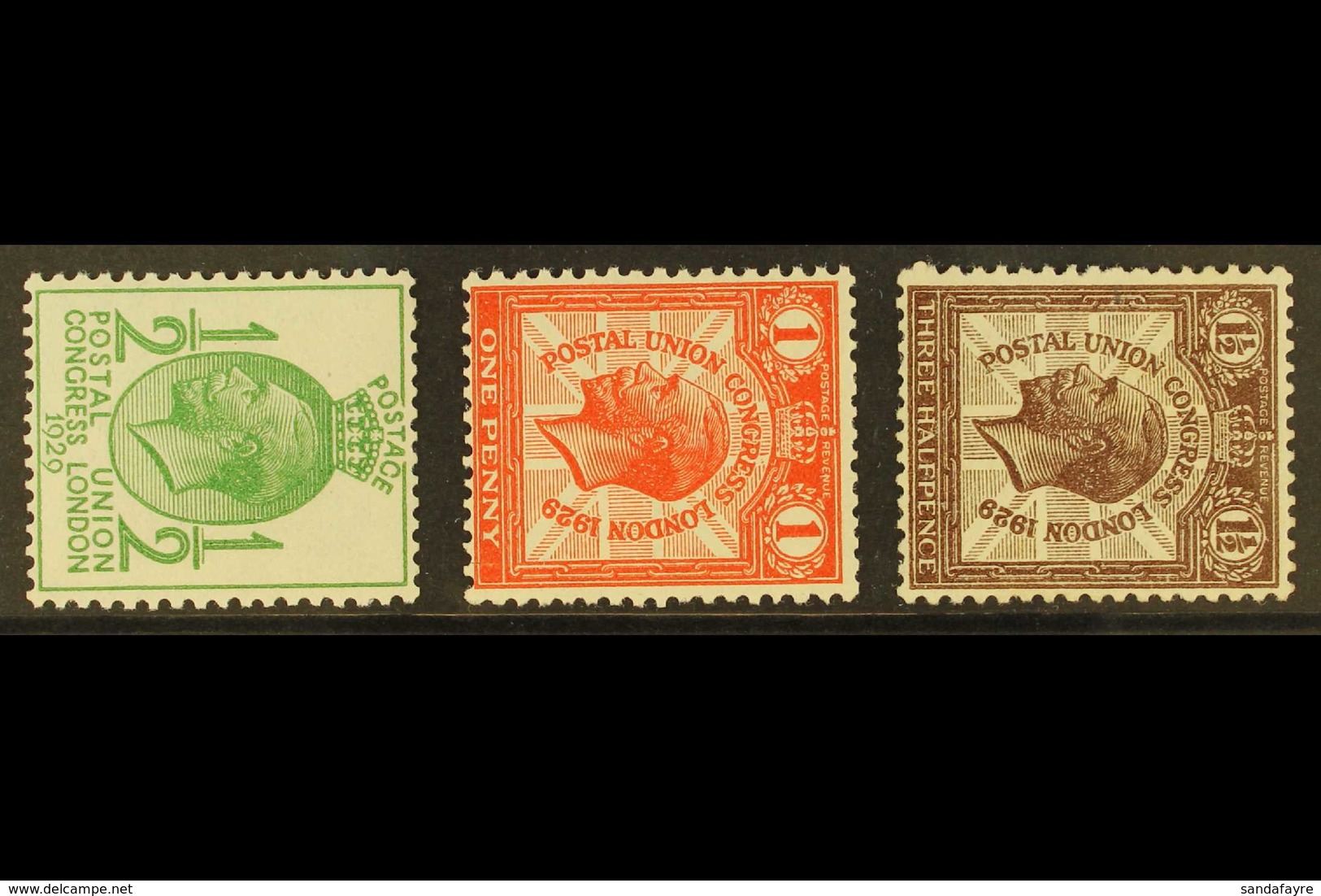 1929 UPU Congress Sideways Watermark Set, SG 434a/36a, Never Hinged Mint (3 Stamps) For More Images, Please Visit Http:/ - Unclassified