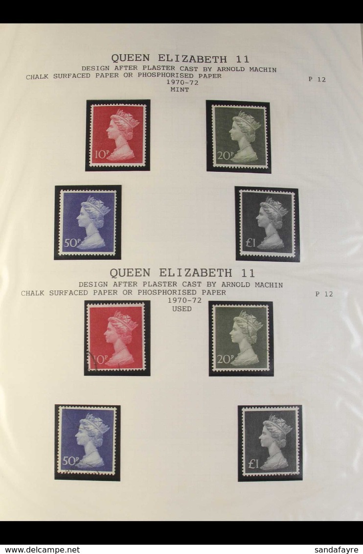 1967-2009 SPECIALIZED MACHIN DEFINITIVE COLLECTION A Magnificent & Extensive, GB "definitives" Collection Featuring The  - Autres & Non Classés