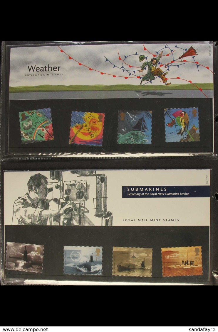 2000-2008 PRESENTATION PACKS. Collection Of Presentation Packs Containing Never Hinged Mint Issues Housed In Two Cover A - Autres & Non Classés