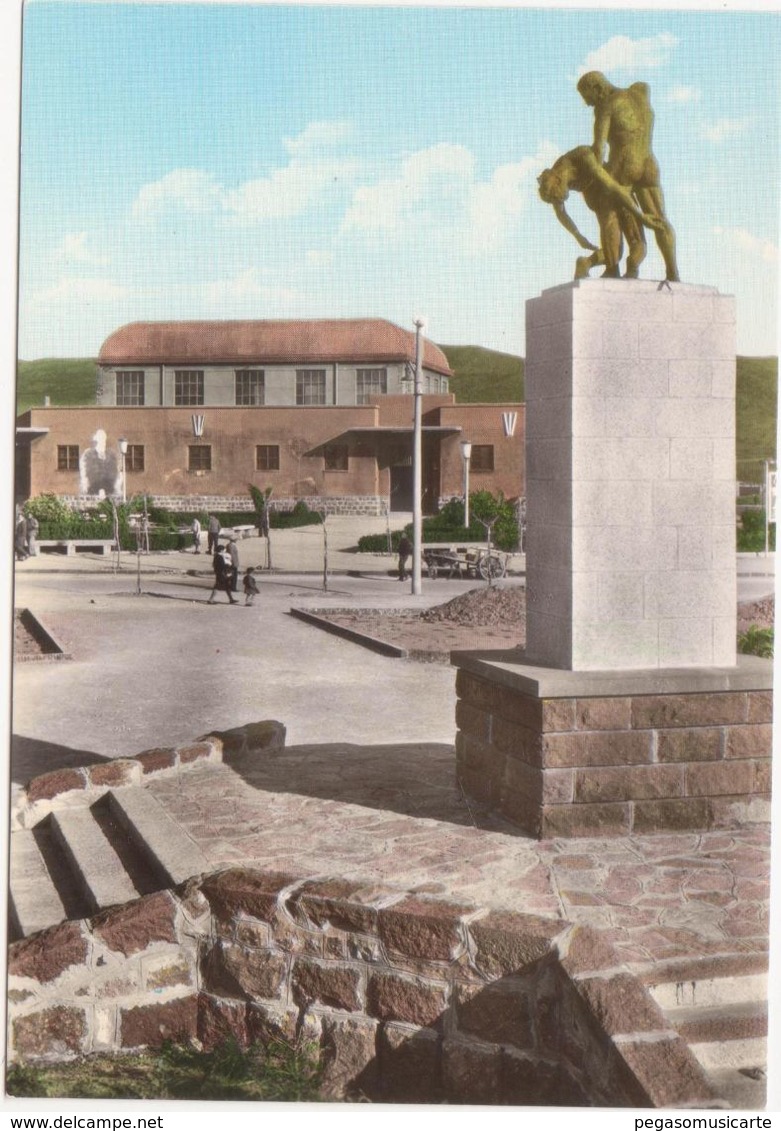 M138 CARBONIA MONUMENTO AI CADUTI ANIMATA 1960 CIRCA - Carbonia