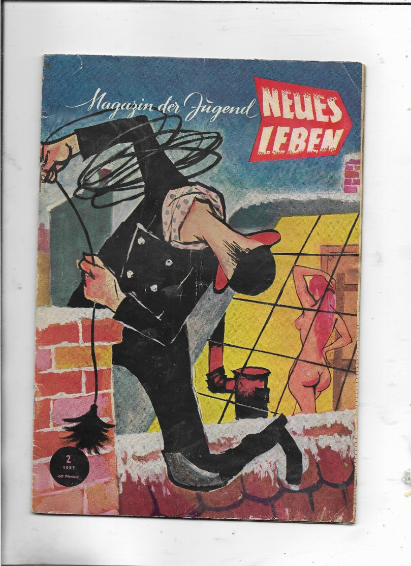 Alte DDR Jugendzeitschrift/neues Leben Nr.2 1957! - Kids & Teenagers