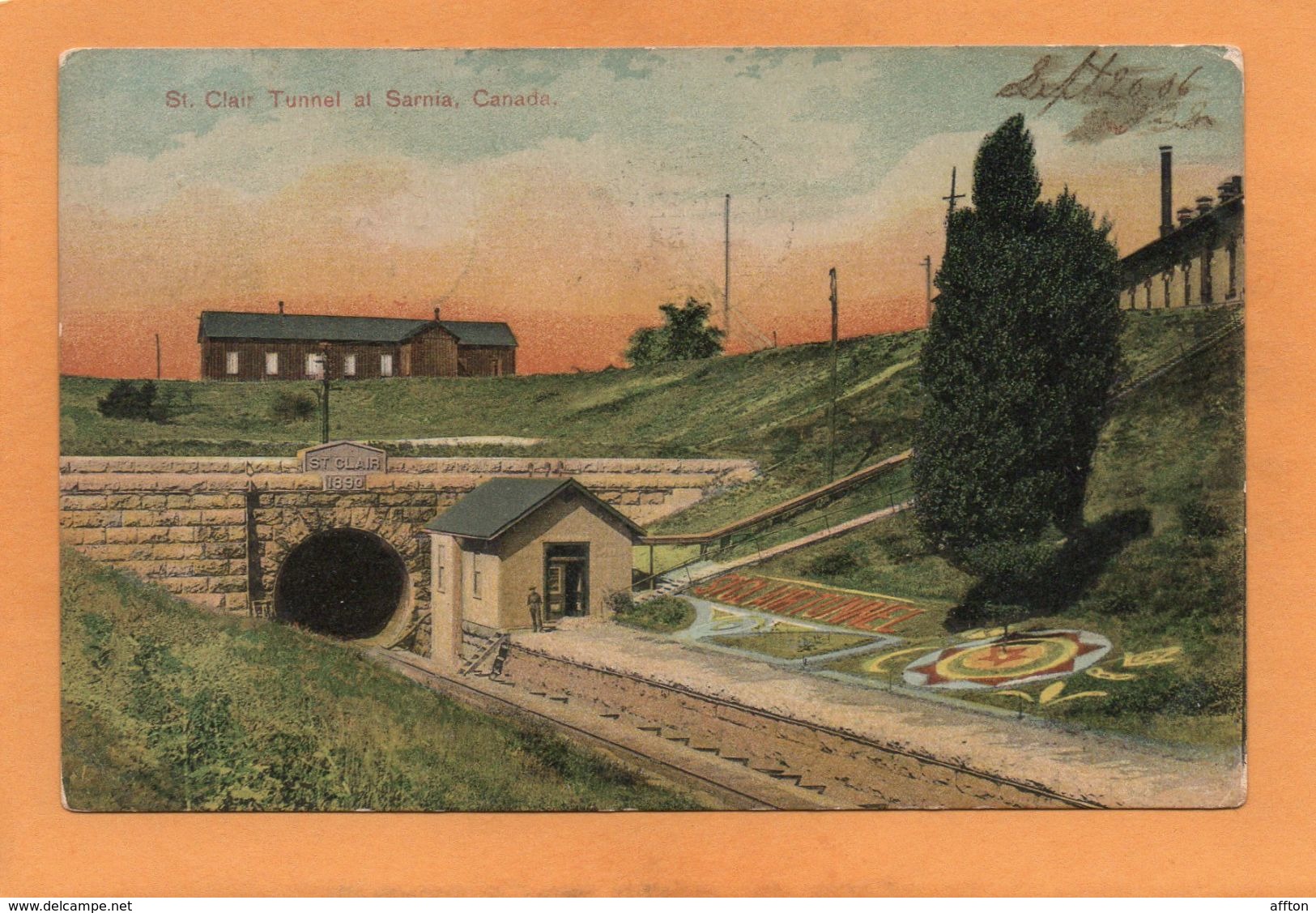 Sarnia Ontario 1906 Postcard Mailed - Sarnia