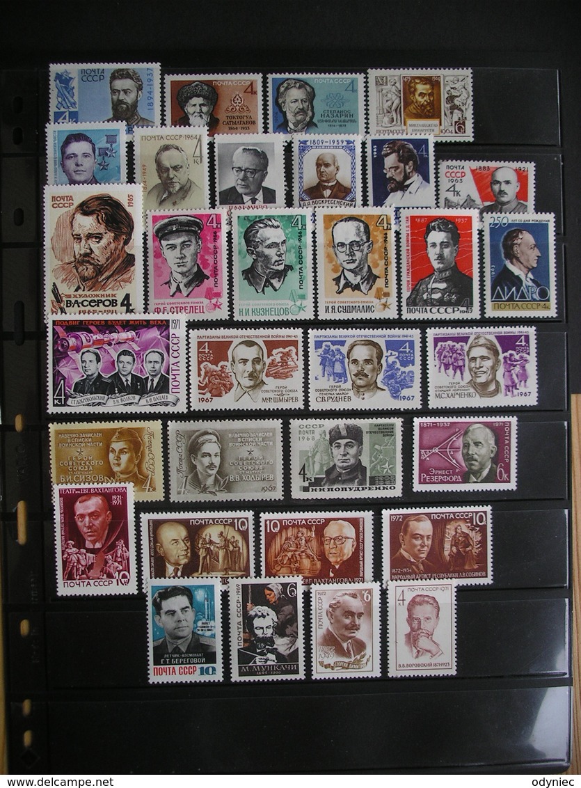 USSR Personalities 1959-72 MNH - Sammlungen