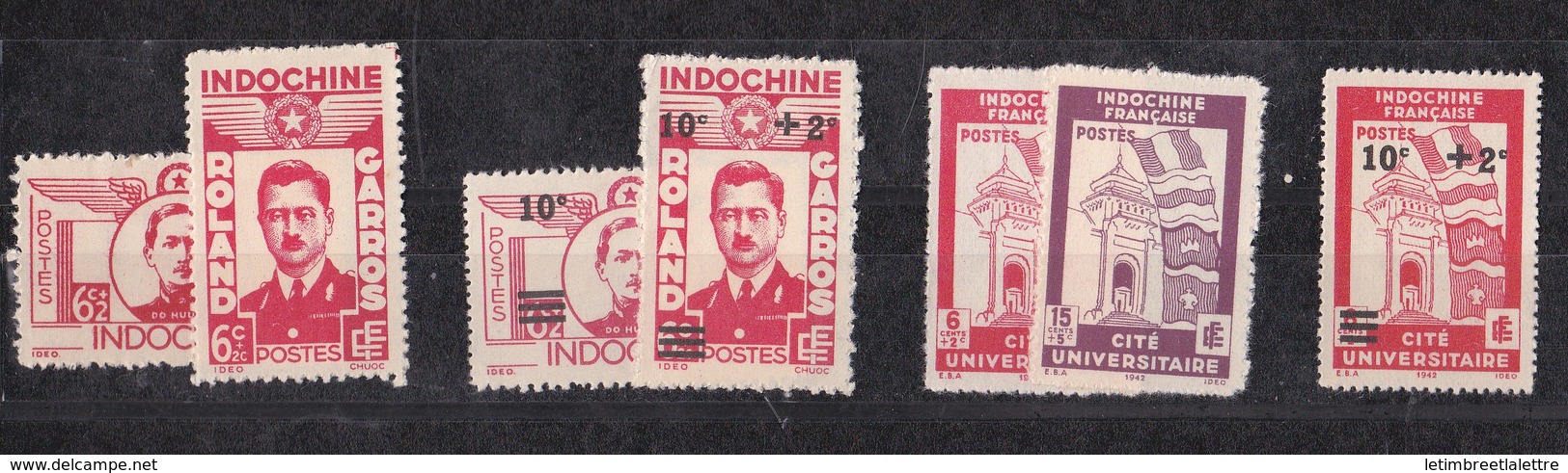 Indochine N 274 à 280** - Unused Stamps