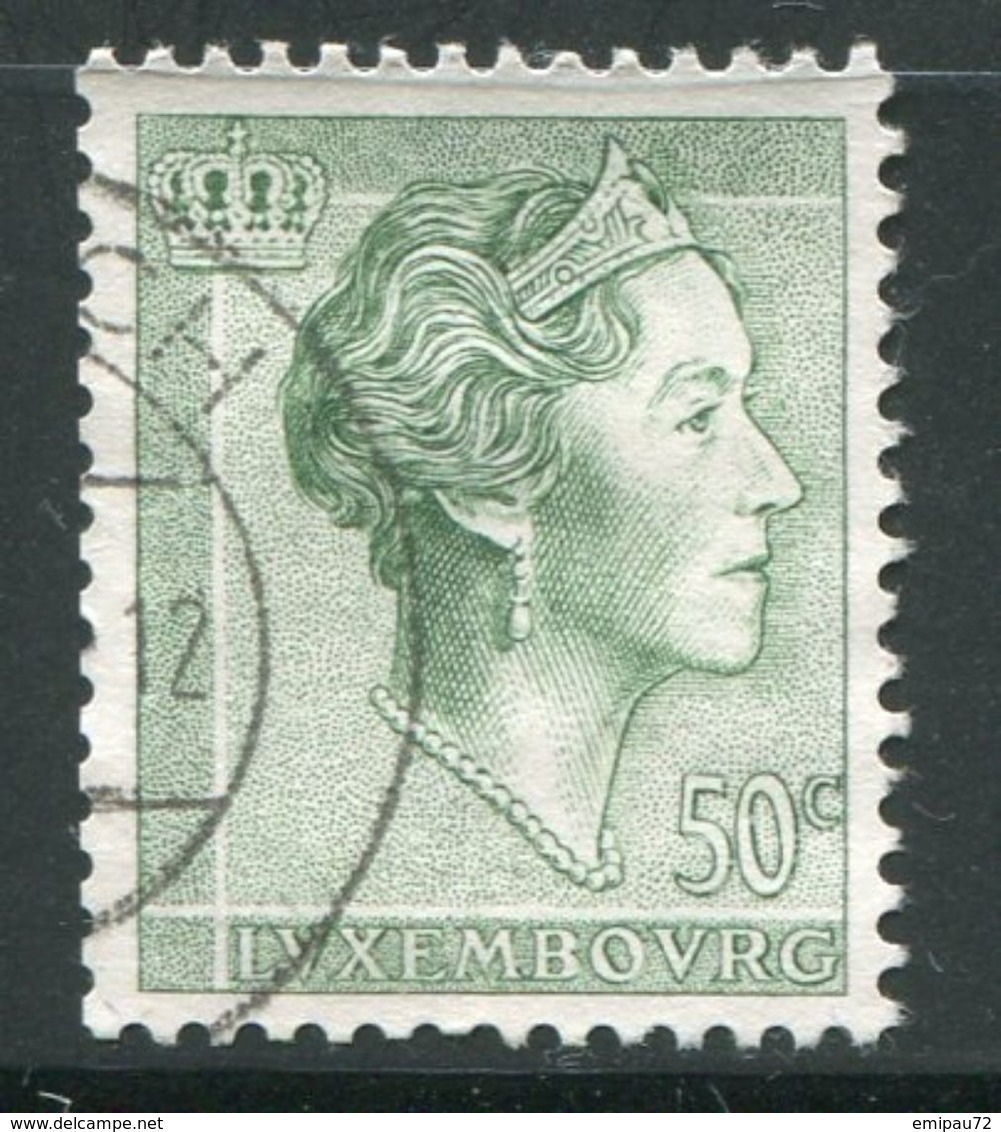 LUXEMBOURG- Y&T N°582- Oblitéré - 1960 Charlotte, Tipo Diadema