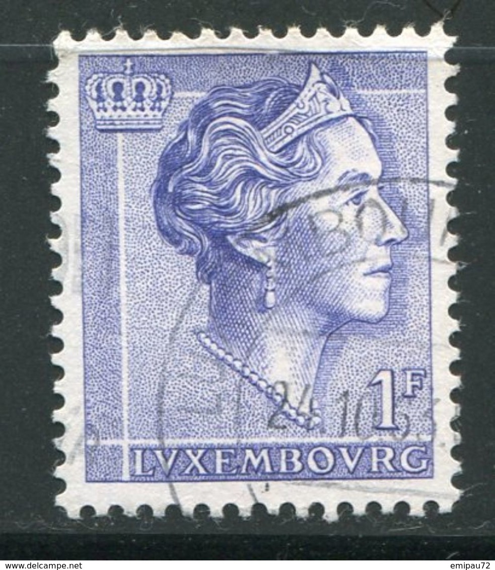 LUXEMBOURG- Y&T N°583- Oblitéré - 1960 Charlotte, Type Diadème