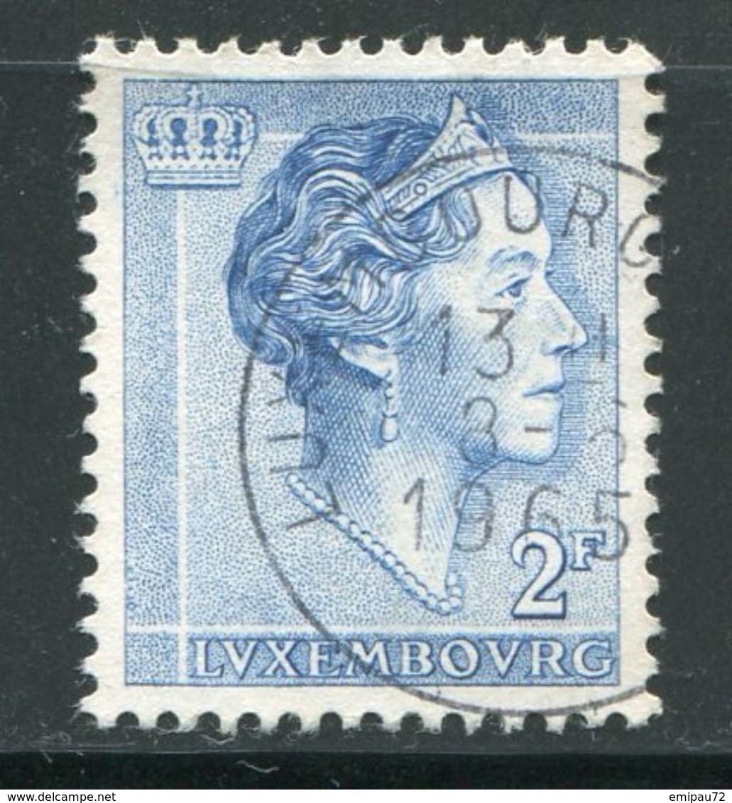 LUXEMBOURG- Y&T N°584A- Oblitéré - 1960 Charlotte, Type Diadème