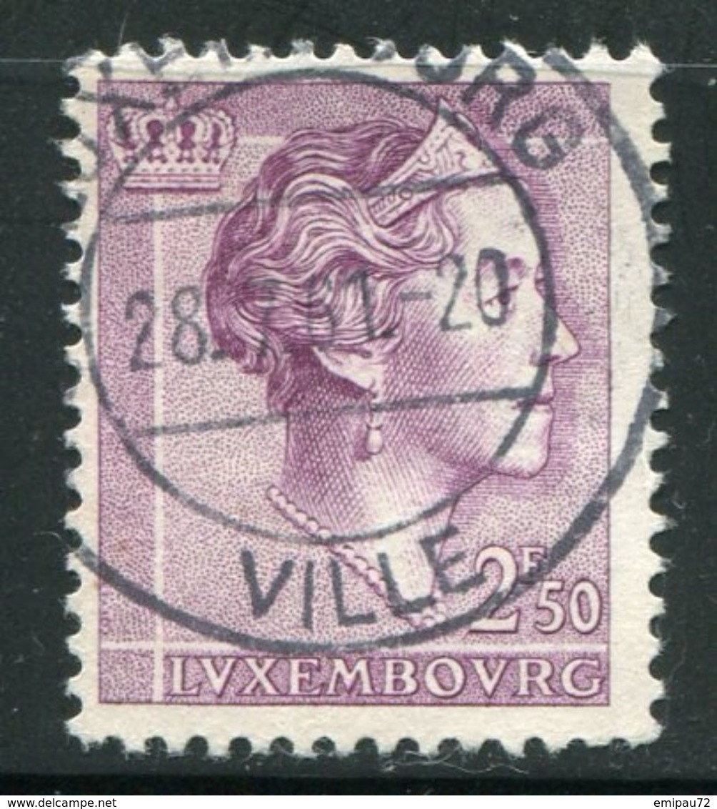 LUXEMBOURG- Y&T N°585- Oblitéré - 1960 Charlotte, Type Diadème