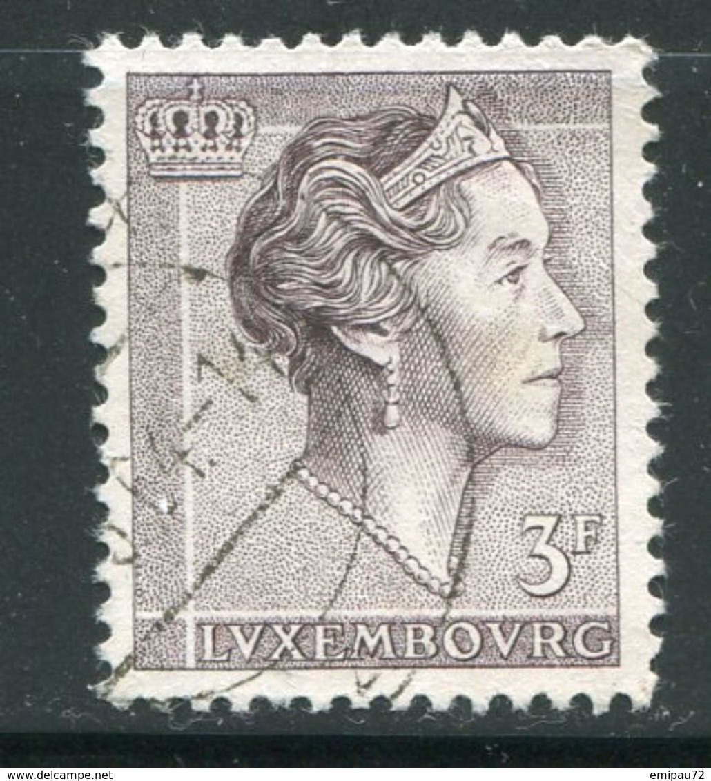 LUXEMBOURG- Y&T N°585A- Oblitéré - 1960 Charlotte, Tipo Diadema