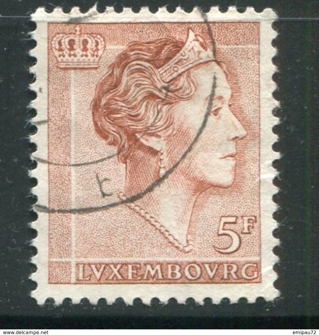 LUXEMBOURG- Y&T N°586- Oblitéré - 1960 Charlotte, Type Diadème