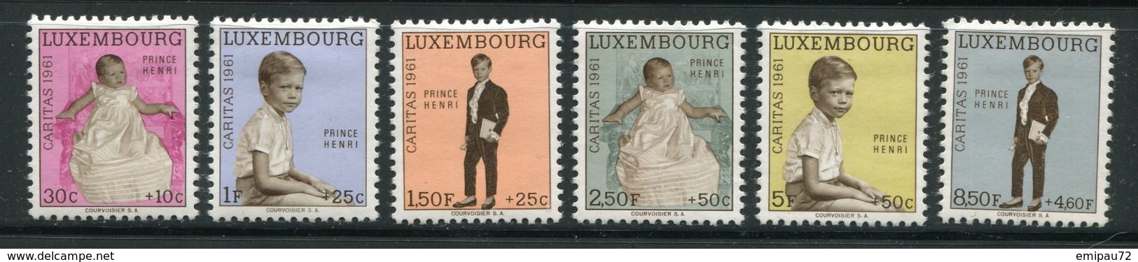 LUXEMBOURG- Y&T N°603 à 608- Neufs Avec Charnière * - Ungebraucht