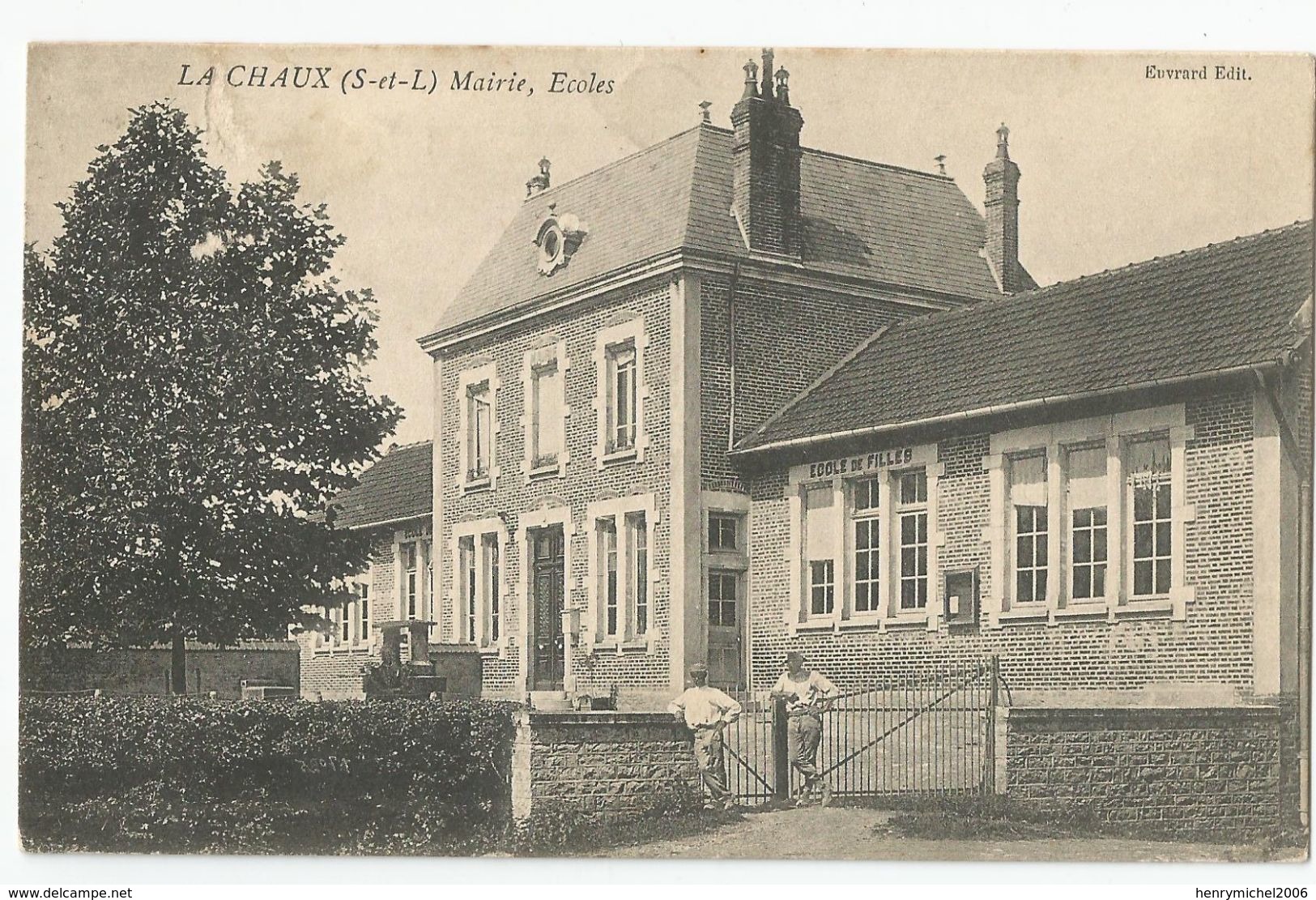 71 Saone Et Loire - La Chaux Mairie écoles - Autres & Non Classés