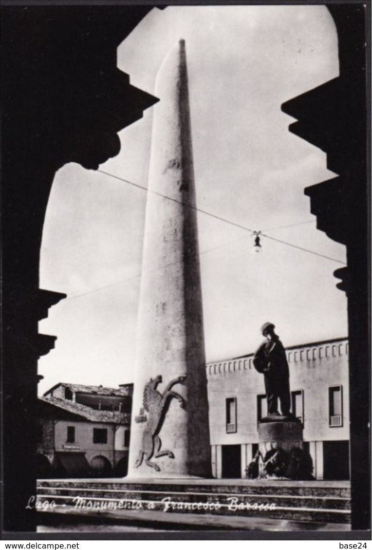 1968 Italia Lugo Di Romagna Cartolina MONUMENTO NAZIONALE A FRANCESCO BARACCA Affr. 25L Baracca Viaggiata Bologna - Prima Guerra Mondiale