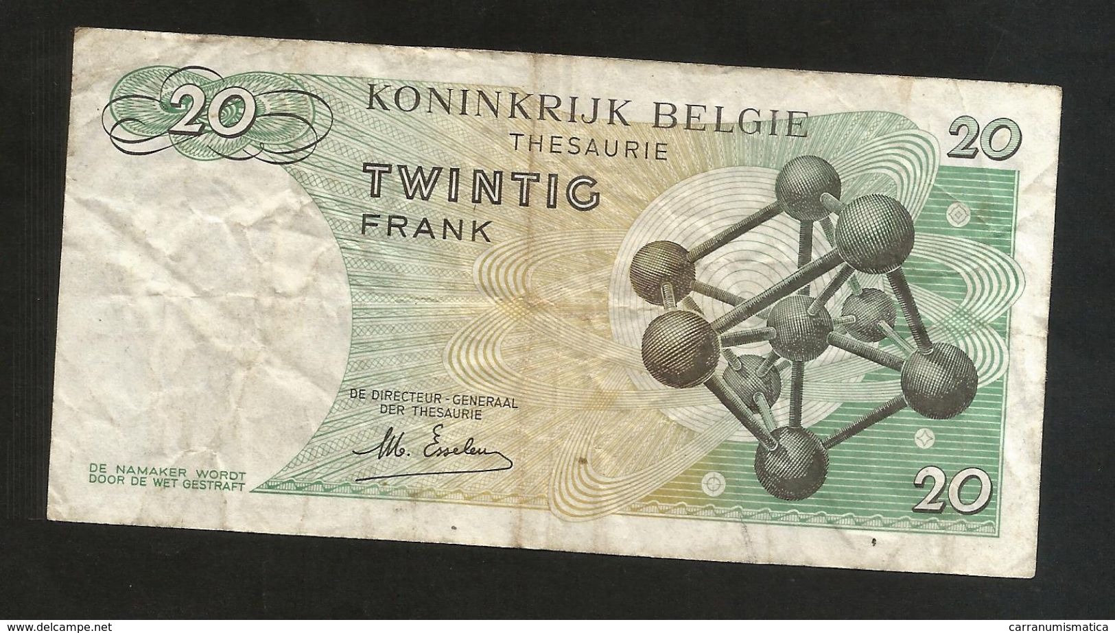 BELGIQUE / BELGIO - THESAURIE - 20 FRANK / FRANCS (1964) - 20 Francs