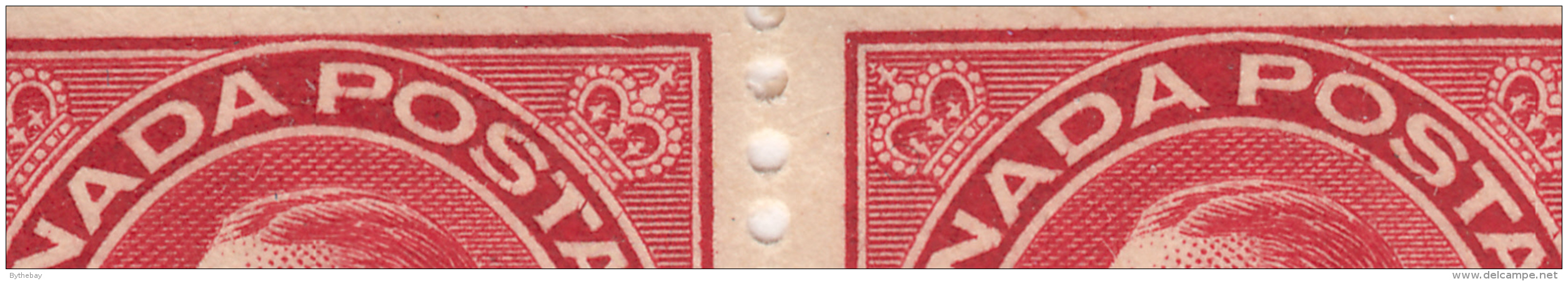 Canada 1911-25 MH Scott #106a 2c Admiral Pane Of 6 Re-entry - Volledige Velletjes