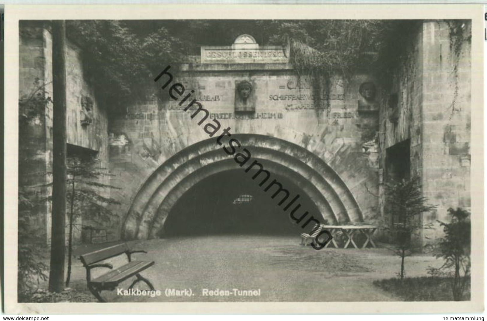 Kalkberge - Reden-Tunnel - Foto-Ansichtskarte - Verlag W. Meyerheim Berlin - Rüdersdorf