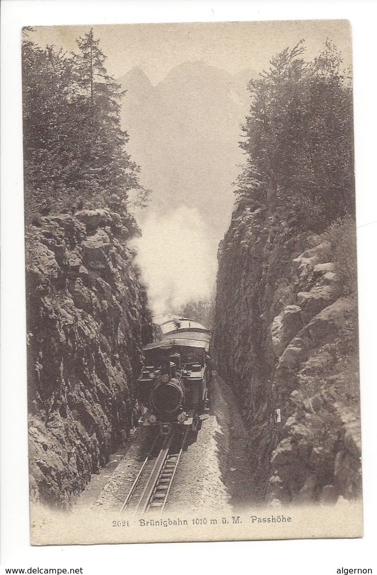 19133 - Brünigbahn Passhöhe Train - Autres & Non Classés