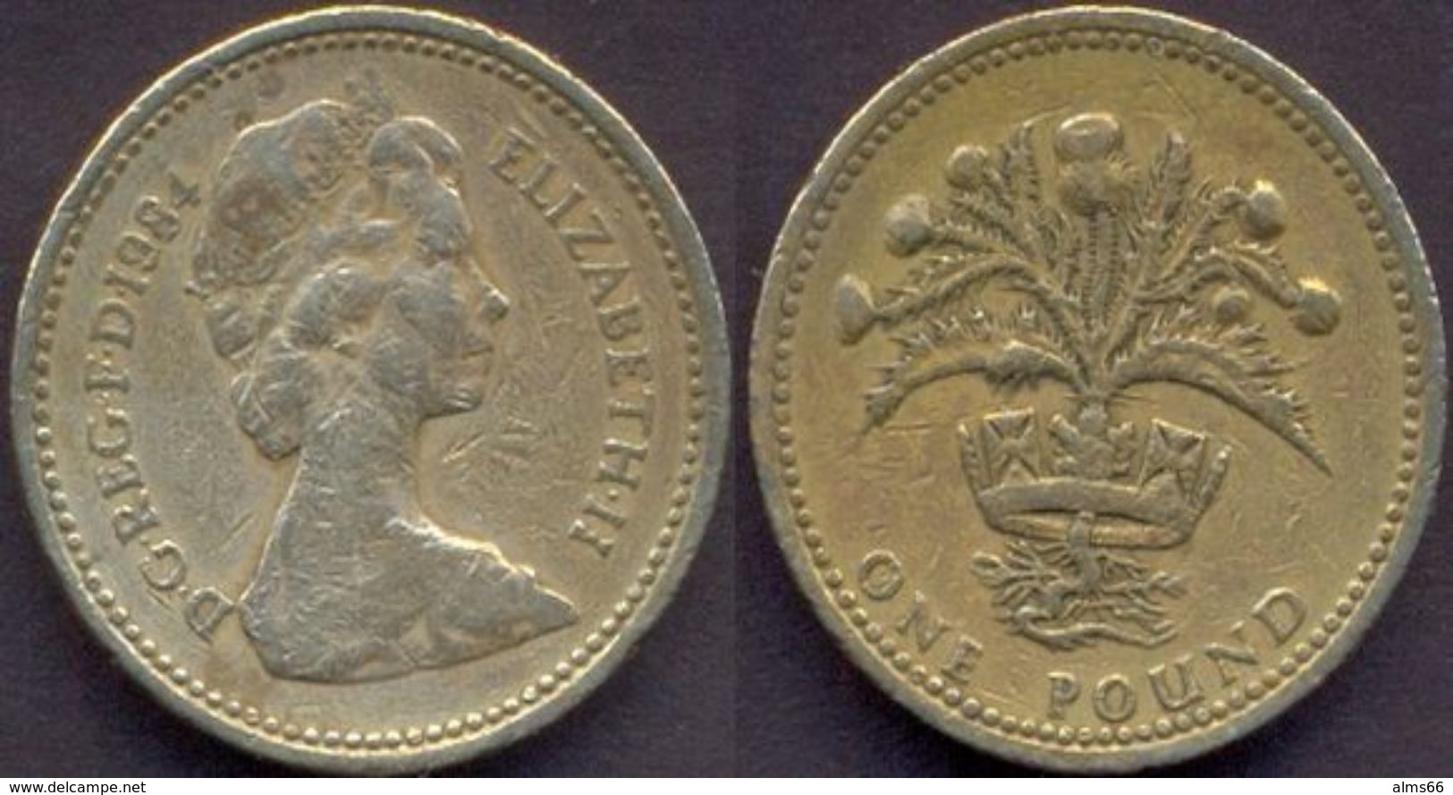 Great Britain UK 1 Pound 1984 AVF - 1 Pound