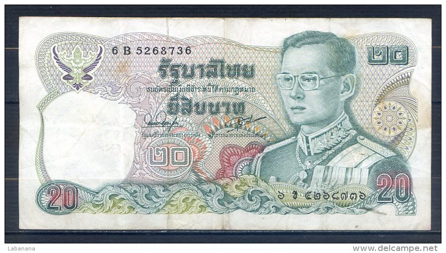 506-Thailande Billet De 20 Baht 1981 6B526 Sig.54 - Thaïlande