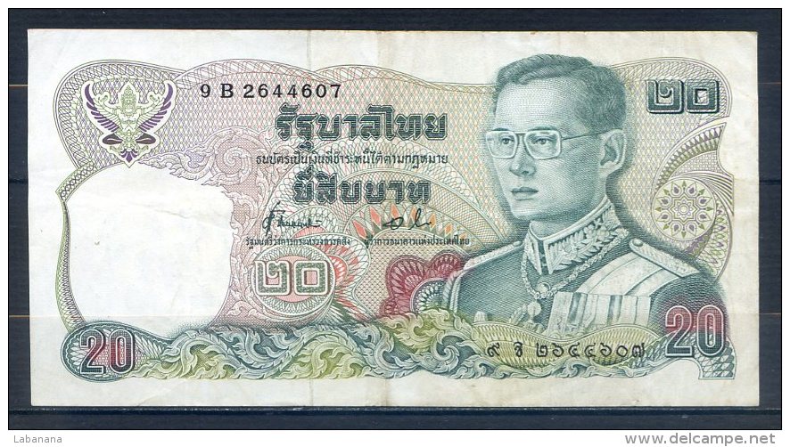 506-Thailande Billet De 20 Baht 1981 9B264 - Thaïlande