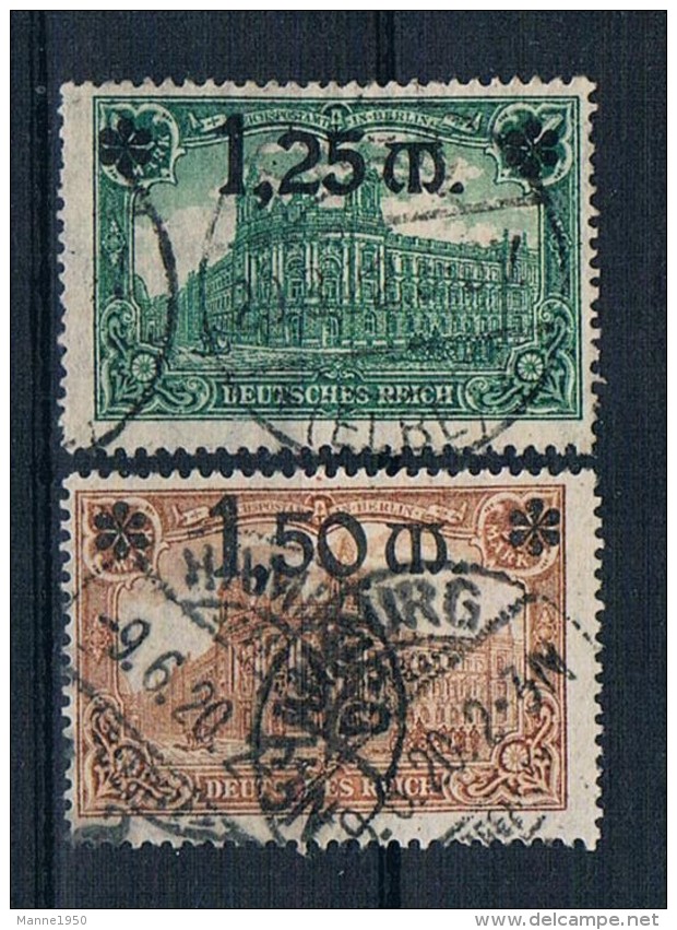 Deutsches Reich 1920 Mi.Nr. 116/17 Gest. Geprüft - Gebraucht