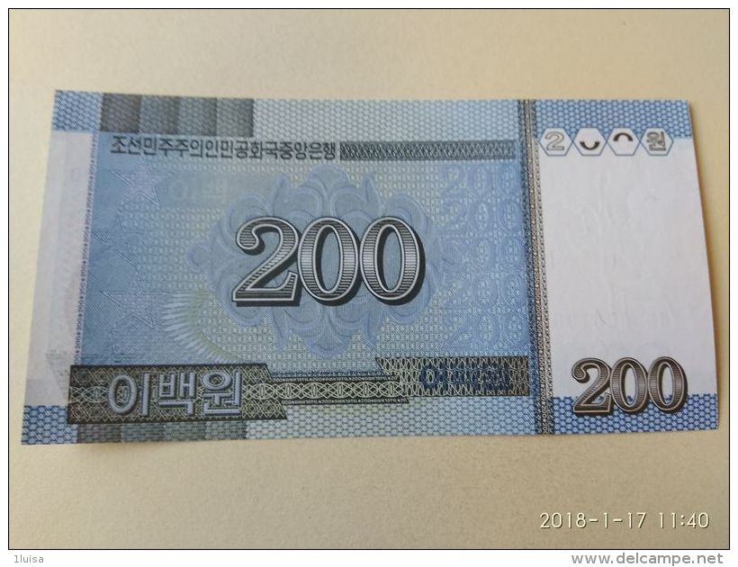 200 Won 2005 - Corea Del Nord