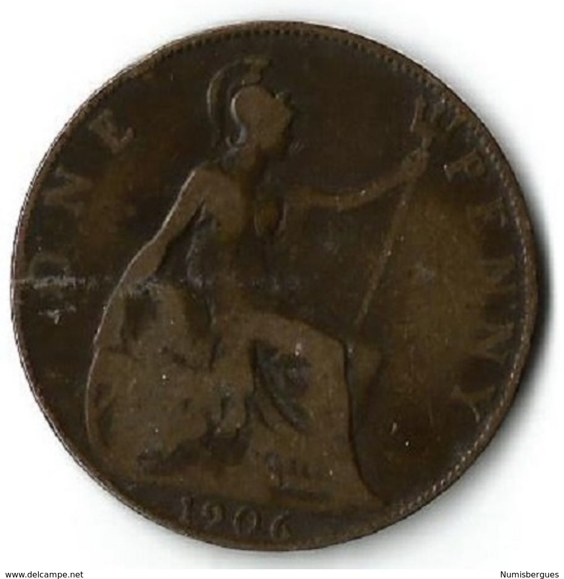 Pièce De Monnaie  1 Penny 1906 - D. 1 Penny
