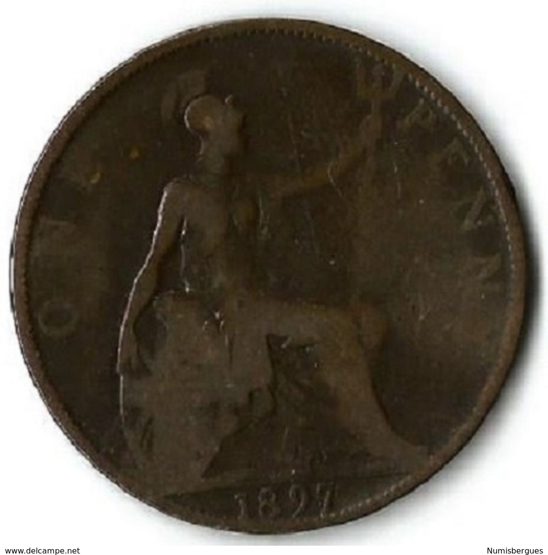 Pièce De Monnaie  1 Penny 1897 - D. 1 Penny