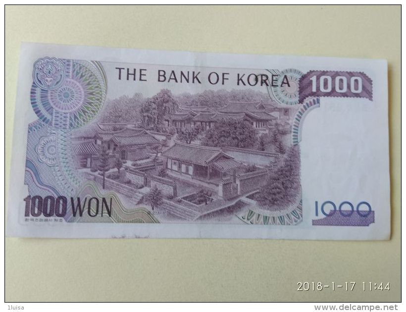 1000 Won 1985 - Corée Du Sud