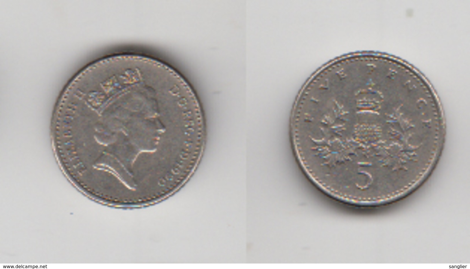 FIVE PENCE 1990 - 5 Pence & 5 New Pence