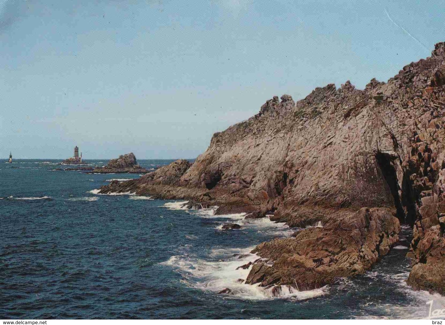 CPM Pointe Du Raz Plogoff Phare De La Vieille - Plogoff