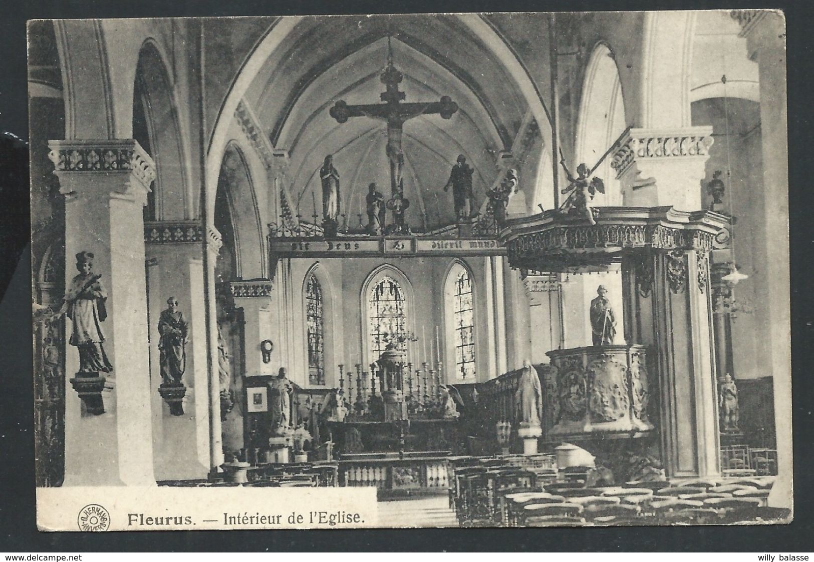 +++ CPA - FLEURUS - Intérieur De L'Eglise  // - Fleurus